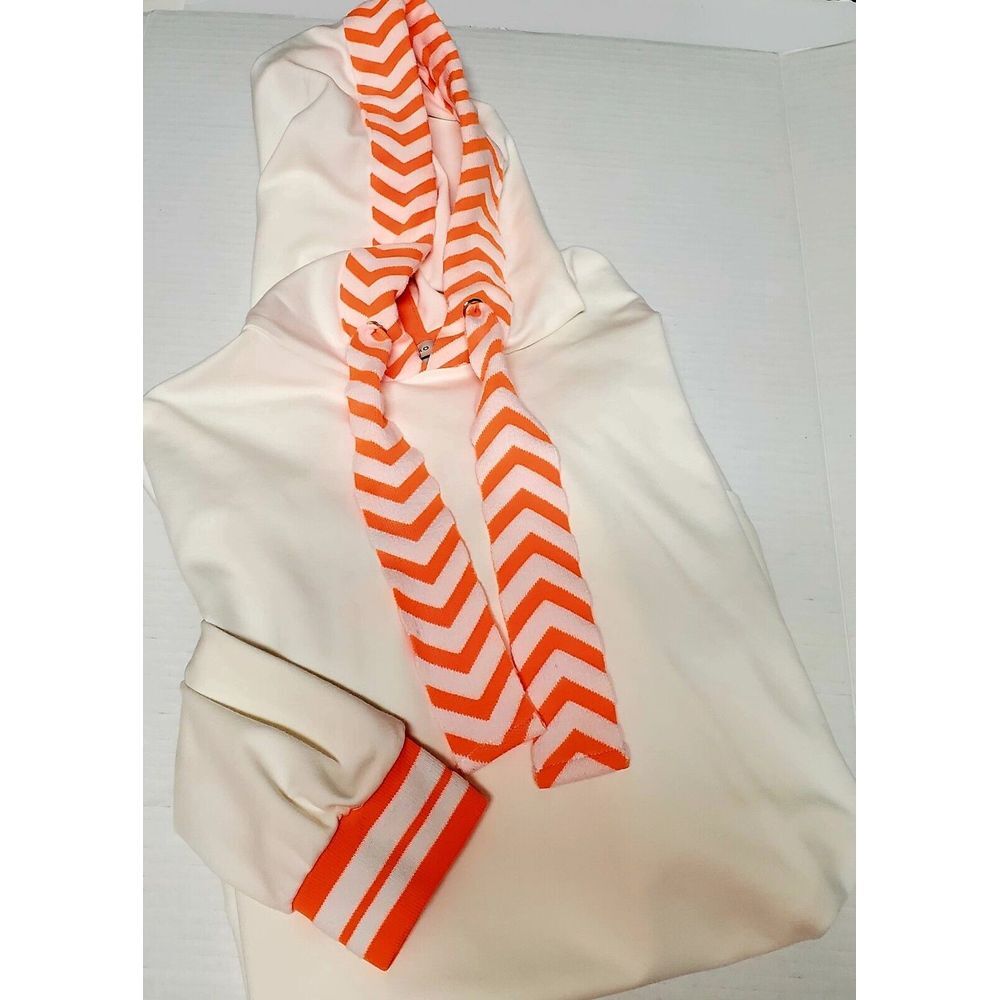 Massimo Rebecchi Hoodie Sweatshirt LG Ivory/Org Creamsicle VOLS Colors Game Day!